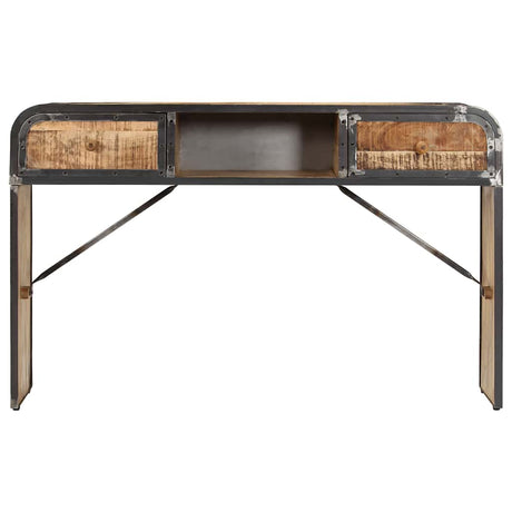 Vidaxl dressoir 120x30x75 cm massief mangohout