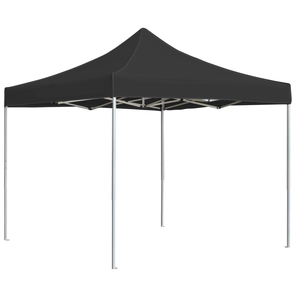 Vidaxl partytent professioneel inklapbaar 3x3 m aluminium antraciet