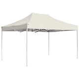 Vidaxl partytent professioneel inklapbaar 4,5x3 m aluminium crème