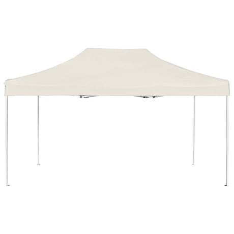 Vidaxl partytent professioneel inklapbaar 4,5x3 m aluminium crème