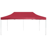 Vidaxl partytent professioneel inklapbaar 6x3 m aluminium wijnrood