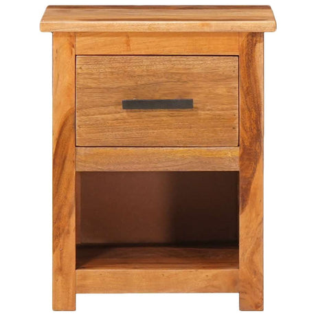 Vidaxl nachtkastje 40x30x50 cm massief hout