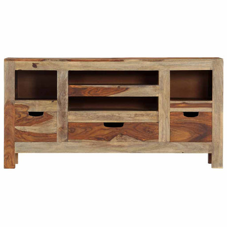 Vidaxl dressoir 100x30x50 cm massief acaciahout grijs