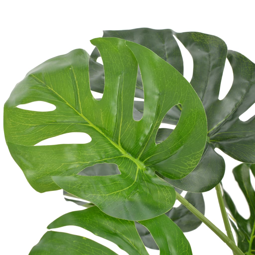 Vidaxl kunstplant met pot monstera 100 cm groen