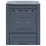 Vidaxl compostbak 260 l 60x60x73cm grijs