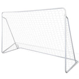 Vidaxl voetbalgoals 2 st 240x90x150 cm staal