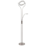 Vidaxl lamp staand 18 w dimbaar 180 cm zilverkleurig