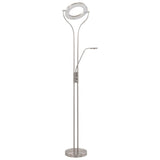 Vidaxl lamp staand 18 w dimbaar 180 cm zilverkleurig