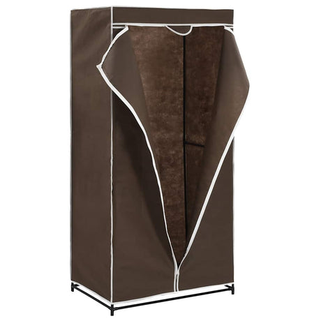 Vidaxl kledingkast 75x50x160 cm bruin
