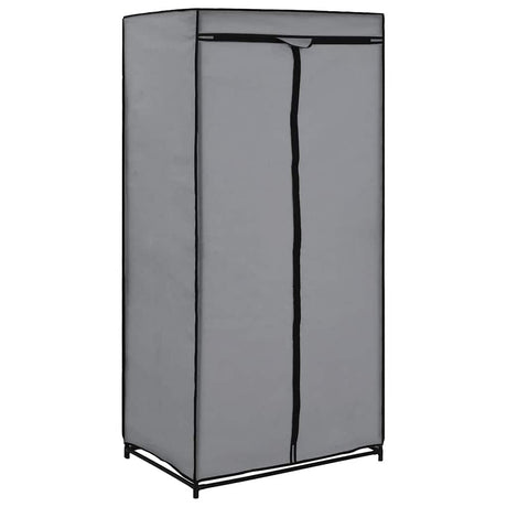 Vidaxl kledingkasten 2 st 75x50x160 cm grijs