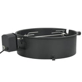 VidaXL BBQ rotisserie ring 47 cm zwart