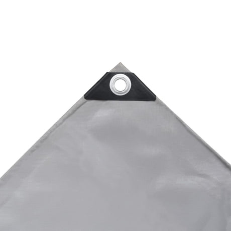 Vidaxl dekzeil 650 g m² 2,5x3,5 m grijs