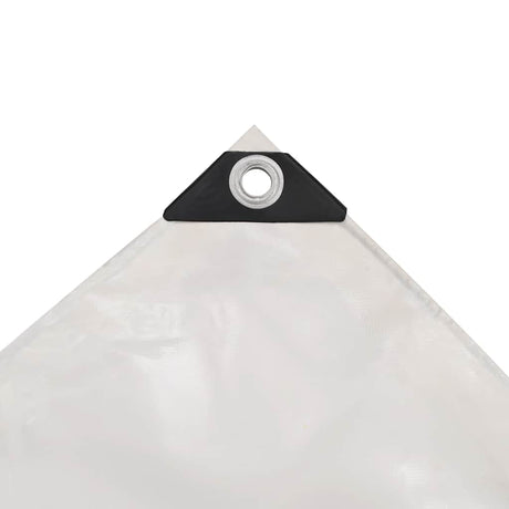 Vidaxl dekzeil 650 g m² 5x6 m wit