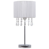 VidaXL Bureaulamp rond E27 wit