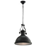 Vidaxl plafondlamp rond e27 zwart