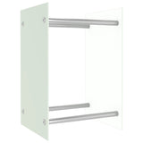 VidaXL Haardhoutrek 40x35x60 cm glas wit