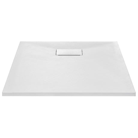 Vidaxl douchebak 90x70 cm smc wit