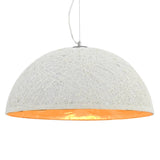 Vidaxl hanglamp e27 ø50 cm wit en goud