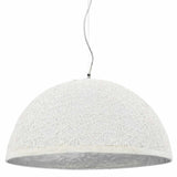 Vidaxl hanglamp e27 ø50 cm wit en zilver