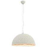 Vidaxl hanglamp e27 ø50 cm wit en zilver