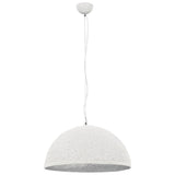 Vidaxl hanglamp e27 ø50 cm wit en zilver