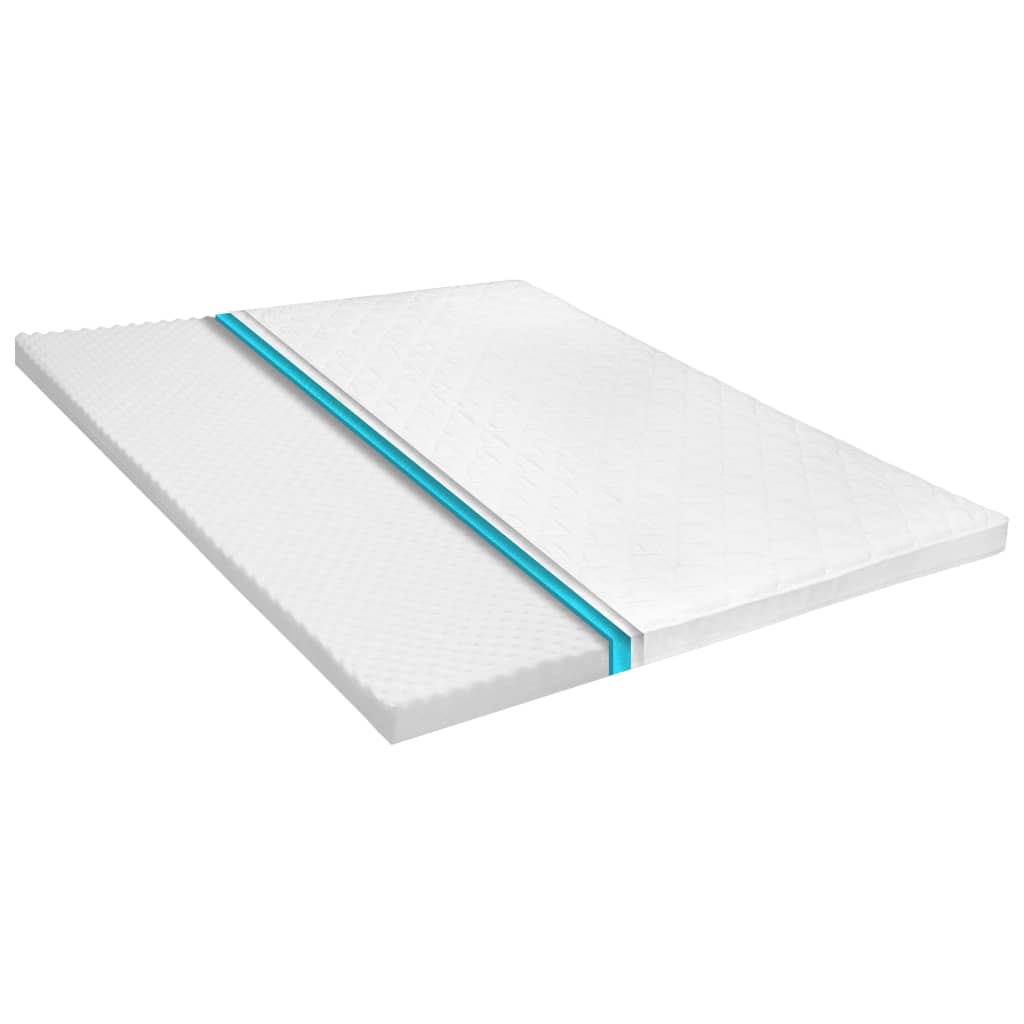 Vidaxl topmatras ei-profiel 6 cm koudschuim 140x200 cm