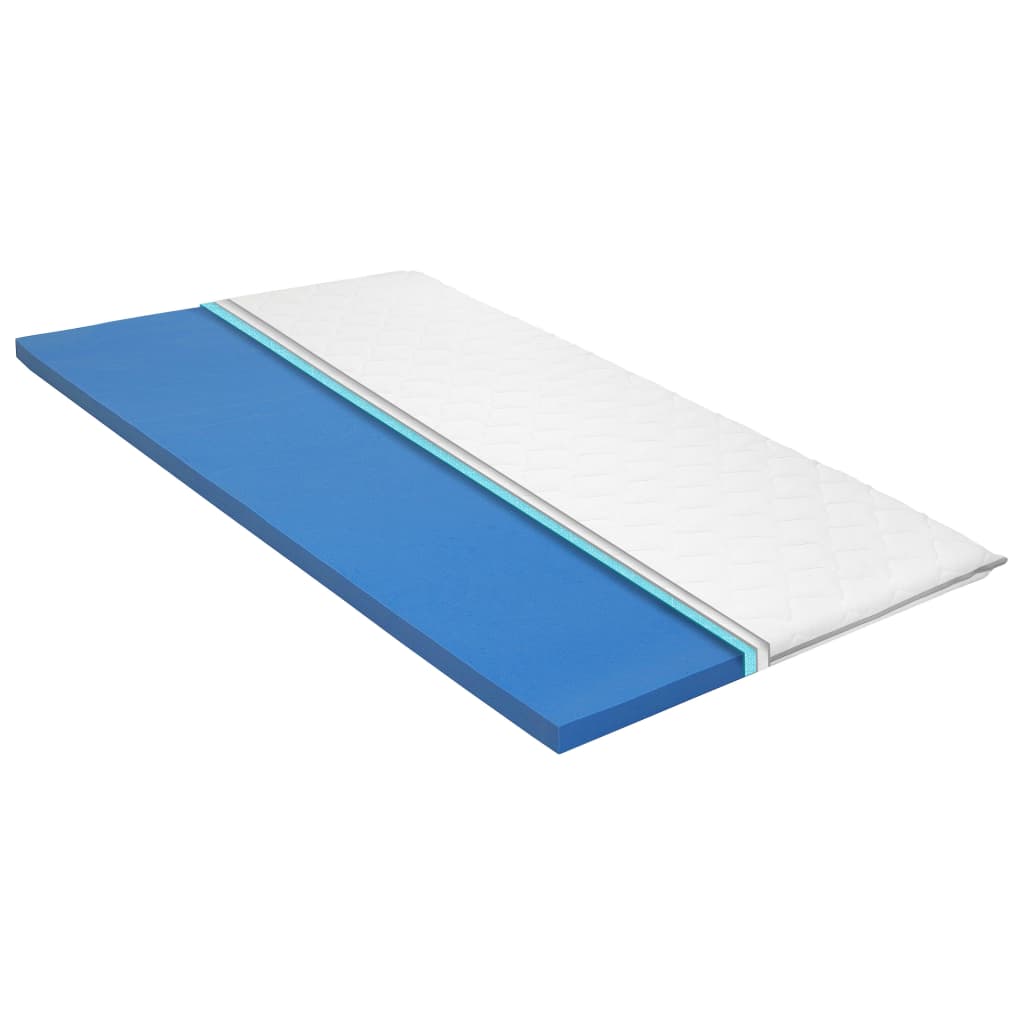 Vidaxl topmatras 6 cm visco-traagschuim 90x200 cm