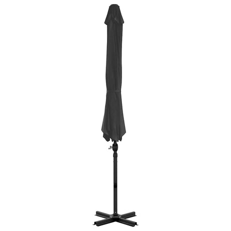 Vidaxl parasol met draagbare voet antracietkleurig