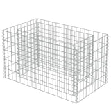 Vidaxl gabion plantenbak verhoogd 90x50x50 cm gegalvaniseerd staal