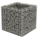 Vidaxl gabion plantenbak verhoogd 50x50x50 cm gegalvaniseerd staal