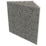 Vidaxl gabion plantenbak verhoogd 75x75x50 cm gegalvaniseerd staal