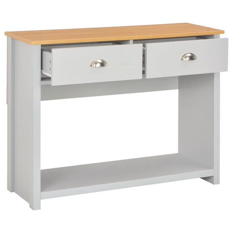Vidaxl wandtafel 97x35x76 cm grijs