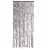 Vidaxl vliegengordijn 90x220 cm chenille bruin en beige