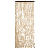 Vidaxl vliegengordijn 56x185 cm chenille beige