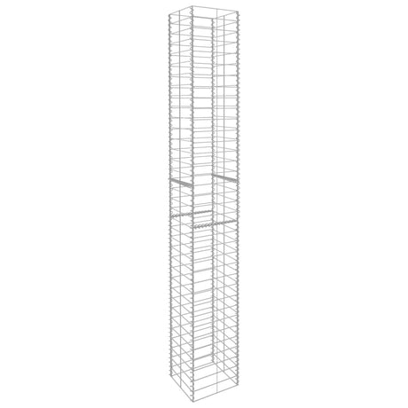 Vidaxl schanskorven 3 st 25x25x197 cm gegalvaniseerd staal