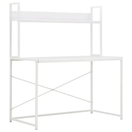 Vidaxl computerbureau 120x60x138 cm wit
