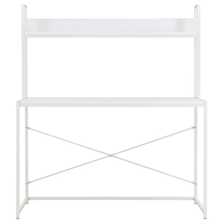 Vidaxl computerbureau 120x60x138 cm wit