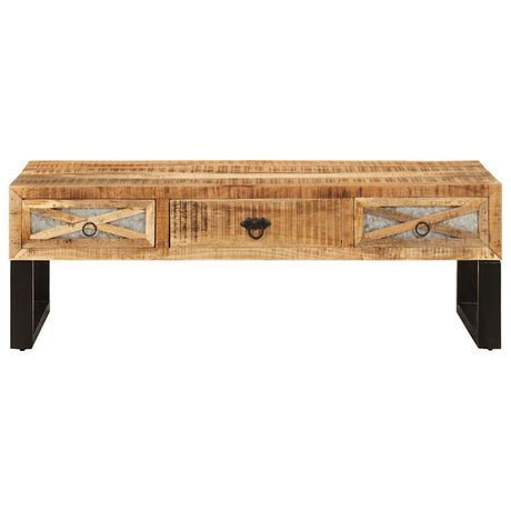 Vidaxl salontafel 110x50x38 cm massief mangohout