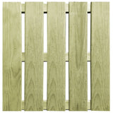 VidaXL 30 st Terrastegels 50x50 cm hout groen