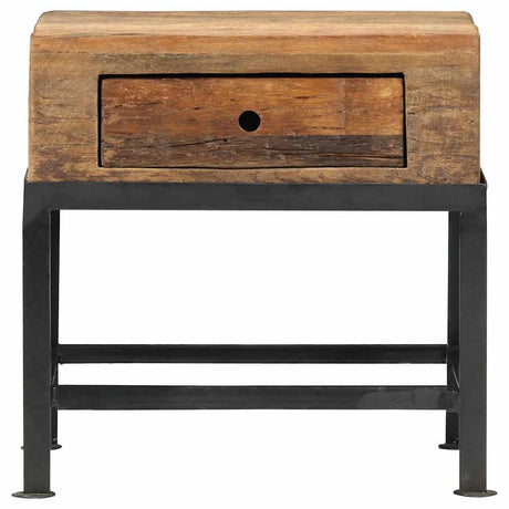Vidaxl nachtkastje 40x35x40 cm massief gerecycled hout