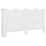 Vidaxl radiatorombouw 152x19x81,5 cm mdf wit