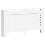 Vidaxl radiatorombouw 152x19x81,5 cm mdf wit