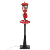 Vidaxl straatlantaarn met kerstman led 180 cm