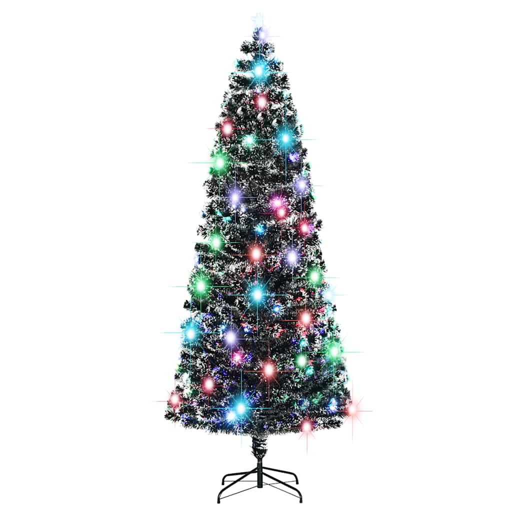 Vidaxl kerstboom met led en standaard 240 cm glasvezel