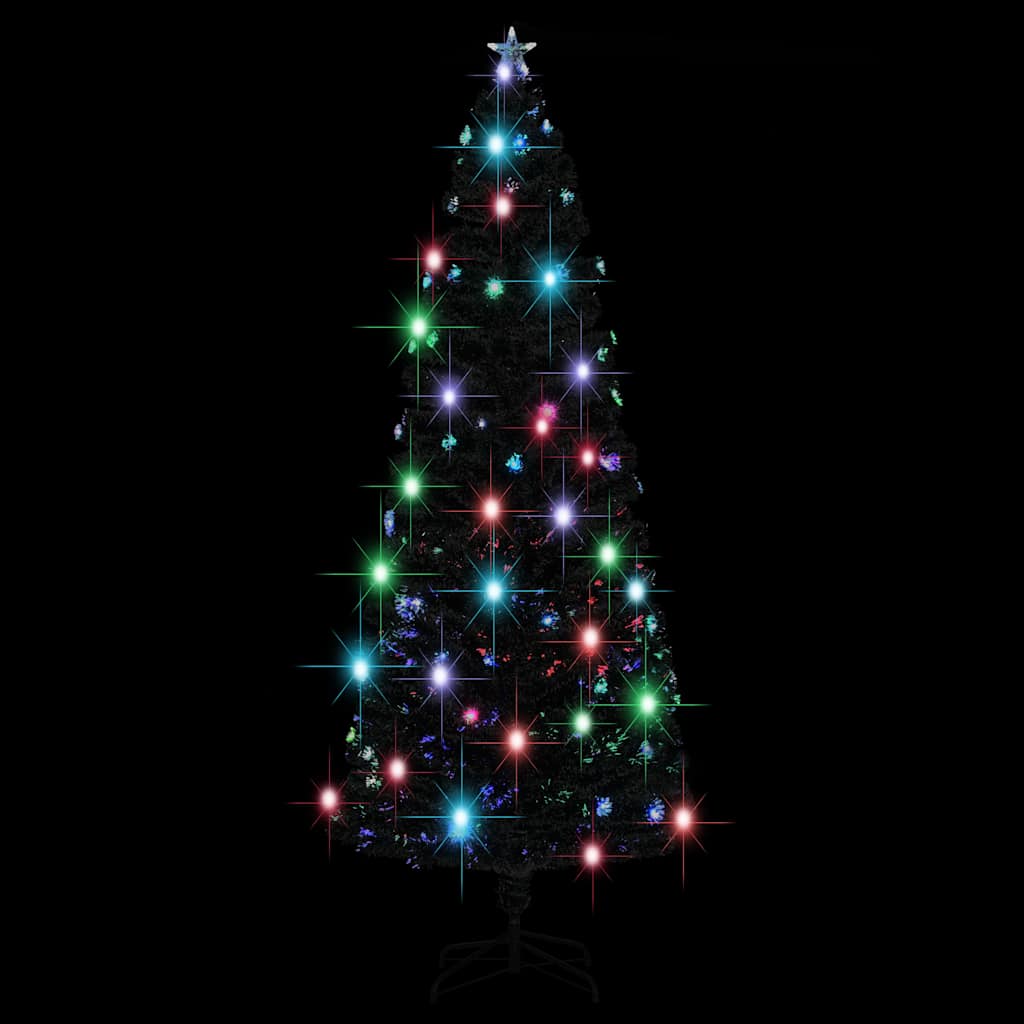 Vidaxl kerstboom met led en standaard 240 cm glasvezel