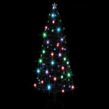 Vidaxl kerstboom met led en standaard 240 cm glasvezel