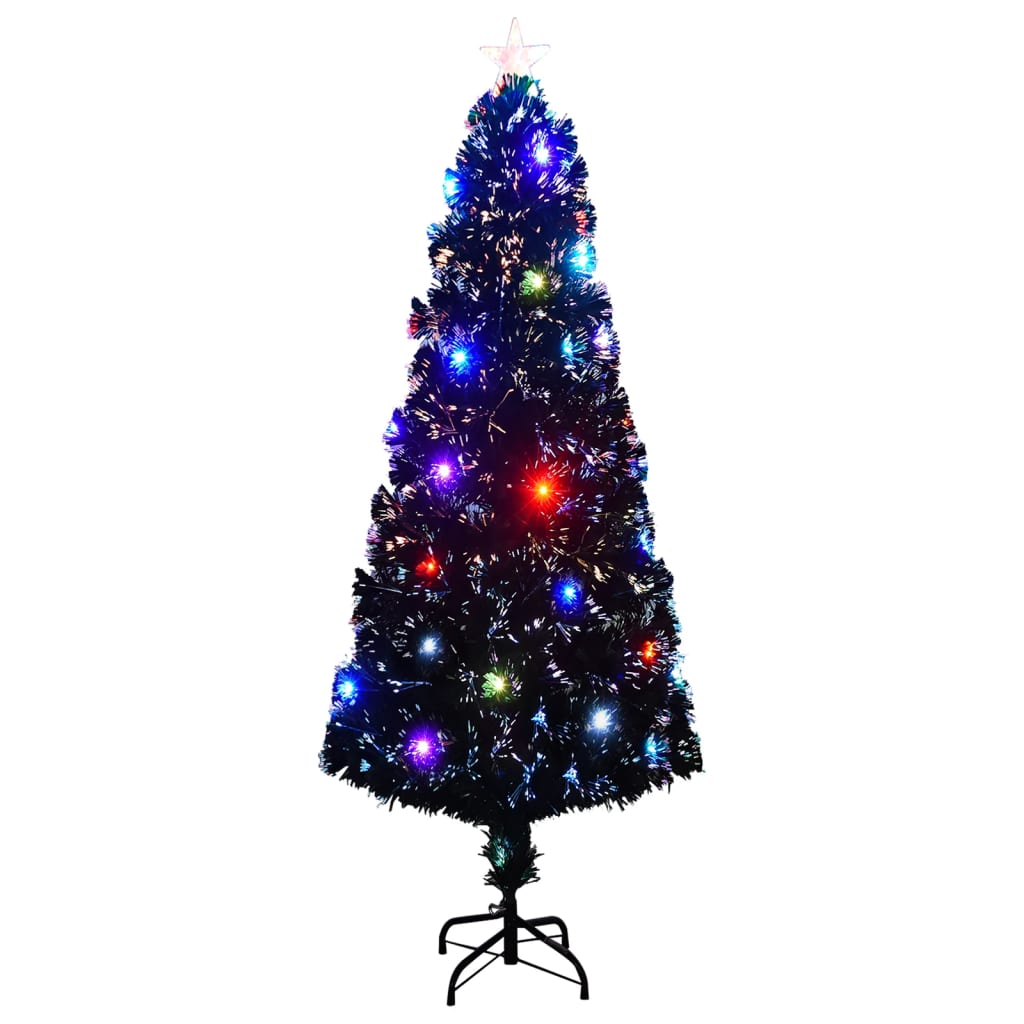 Vidaxl kerstboom met led en standaard 240 cm glasvezel