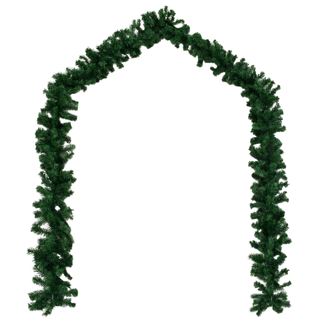 Vidaxl kerstslingers 4 st 270 cm pvc groen