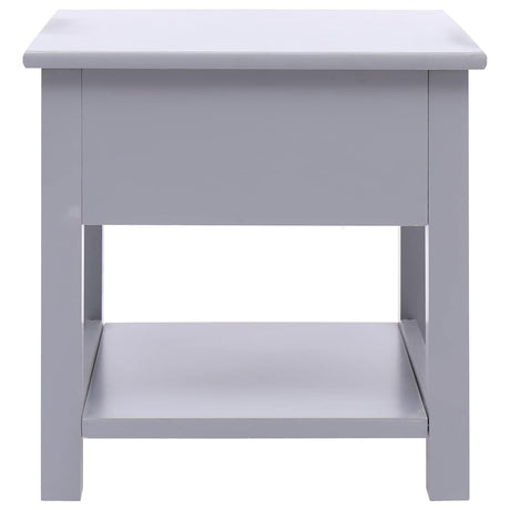 Vidaxl bijzettafel 40x40x40 cm paulowniahout grijs
