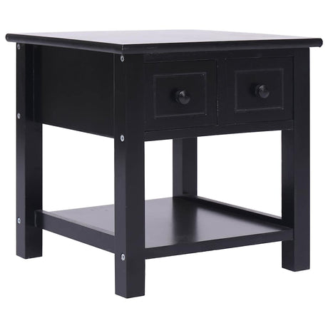 Vidaxl bijzettafel 40x40x40 cm paulowniahout zwart